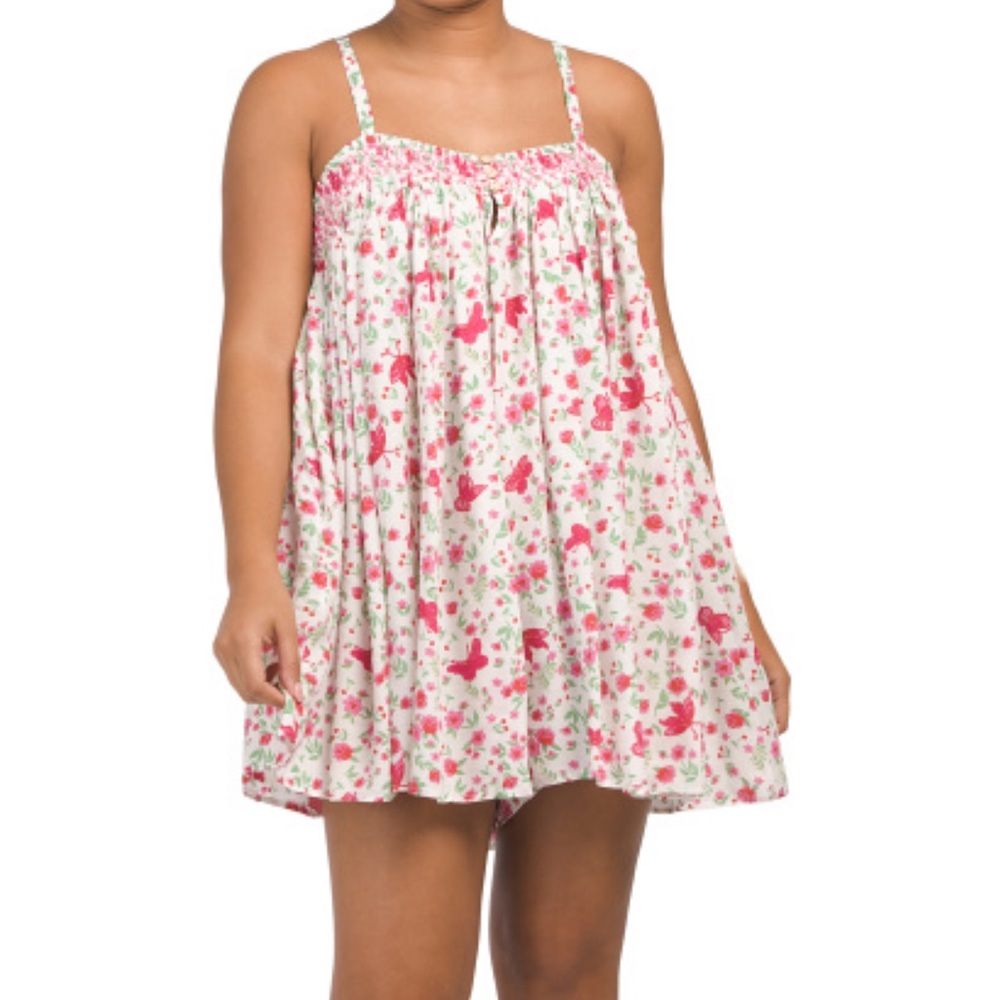 Free People Intimately Rule The World Romper Size Small Ivory Combo NWT